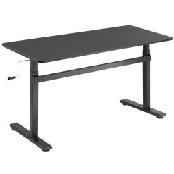Höj-/sänkbart skrivbord Manuellt 140x60cm Sv
