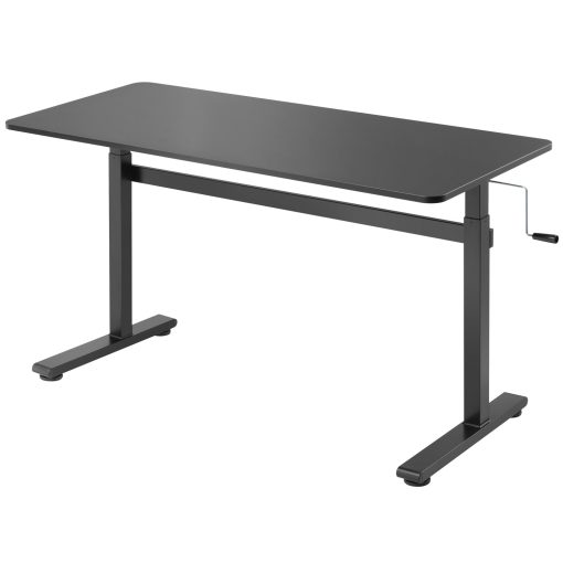 Höj-/sänkbart skrivbord Manuellt 140x60cm Sv - Image 21