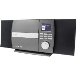 Musik-anläggning Radio Internet/DAB+/FM CD Bluetooth Grå/Svart/Silver