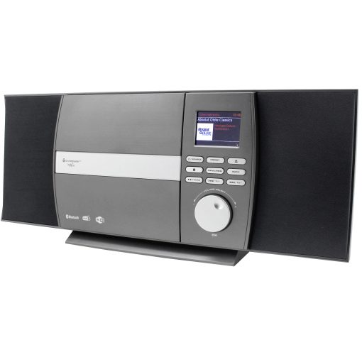 Musik-anläggning Radio Internet/DAB+/FM CD Bluetooth Grå/Svart/Silver