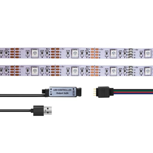 RGB LED-strip med fjärr. 3 meter - Image 20