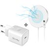 MagChargeKit Magnetisk trådl laddare+PD-ladda