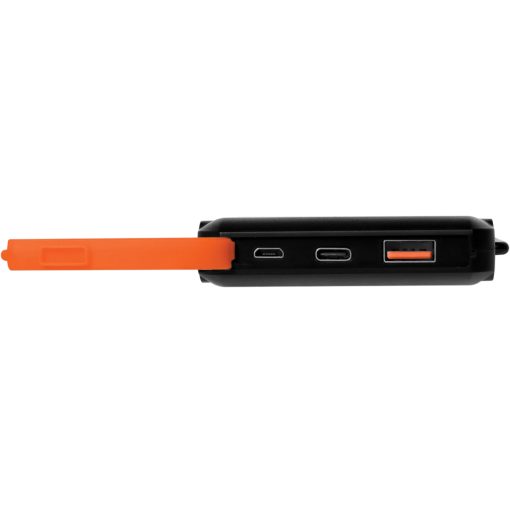 PowerBank 10.000 mAh 18W PD Solcell Svart - Image 4