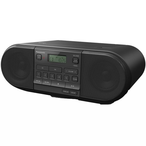 Kraftfull bärbar radio med CD