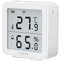 Smart Temp- & luftfuktighetssensor Wifi Tuya