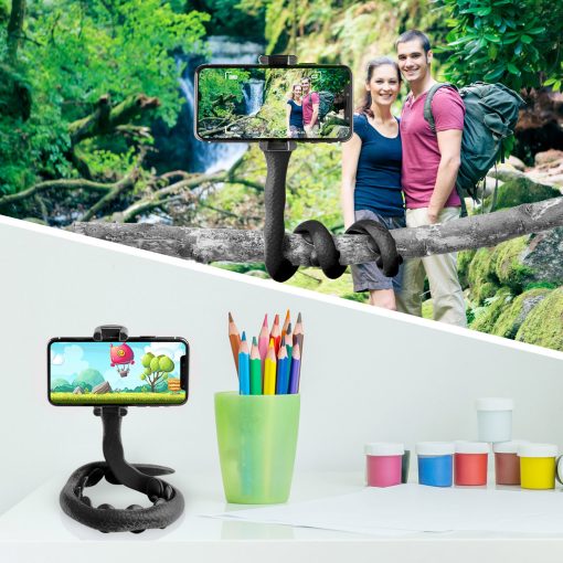Snake Flexibel selfie-stick Svart - Image 13