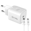 USB-laddare USB-C PD 20W + Lightningkabel