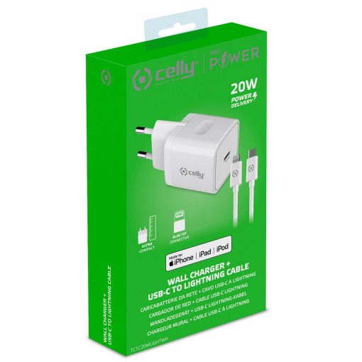 USB-laddare USB-C PD 20W + Lightningkabel - Image 3
