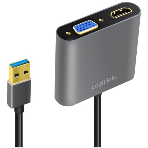 USB-A 3.0 -> HDMI-Hona + VGA-Hona Adapter - Image 10