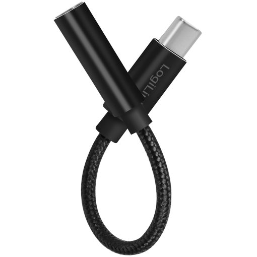 USB-C 3,5mm-ljudadapter m DAC 13cm nylonkabel - Image 9