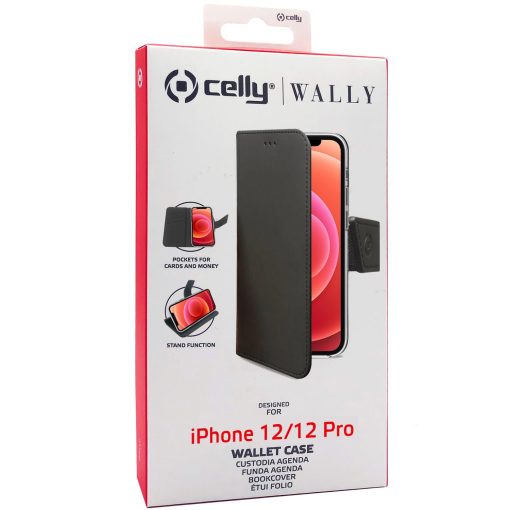 Wallet Case iPhone 12 / 12 Pro Svart - Image 3