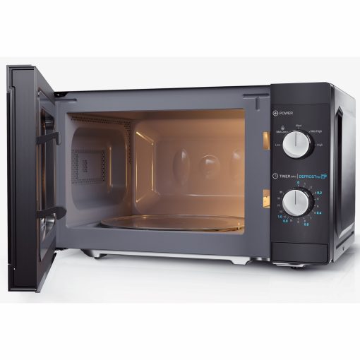 Mikrovågsugn 20l Mekanisk panel 800W Black - Image 3