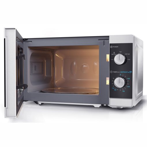 Mikrovågsugn 20l Mekanisk panel 800W Silver - Image 3