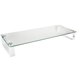Monitorställ i glas/metall