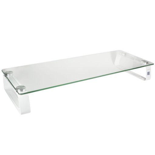 Monitorställ i glas/metall