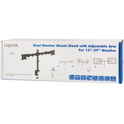 Monitorarm dubbel 13-27" 428mm - Image 3