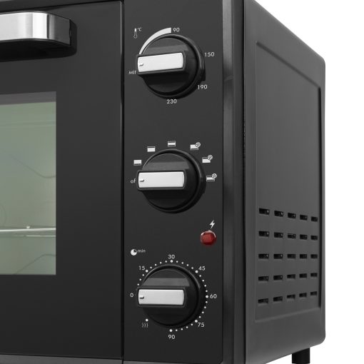 Varmluftsugn 48l Svart Timer - Image 11