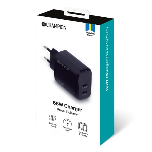 Laddare 65W PD Svart - Image 3