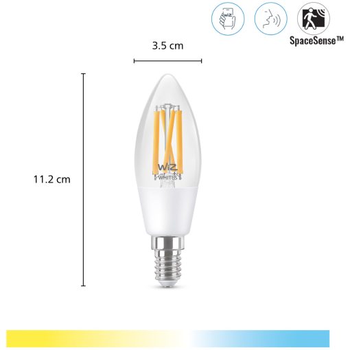 WiFi Smart LED E14 Kron 40W 470lm Filament Varm-kallvit - Image 13
