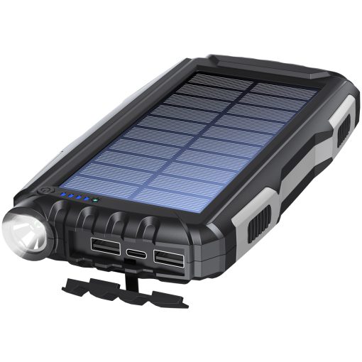 PowerBank 20.000 mAh Solcell Svart - Image 8