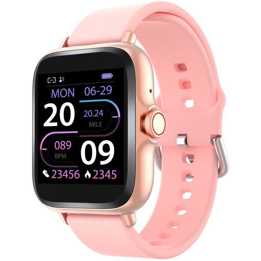 SmartWatch 1,44" display Hjärtsensor Rosa