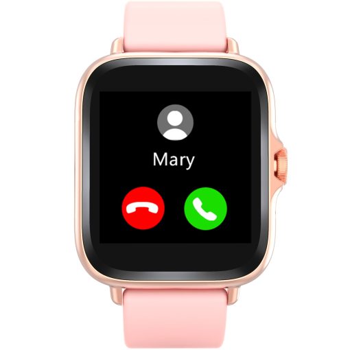 SmartWatch 1,44" display Hjärtsensor Rosa - Image 11