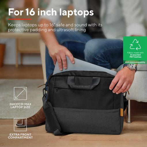 Lisboa Laptopväska 16" Svart - Image 14