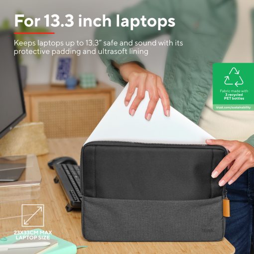 Lisboa Sleeve för laptop 13,3" Svart - Image 20