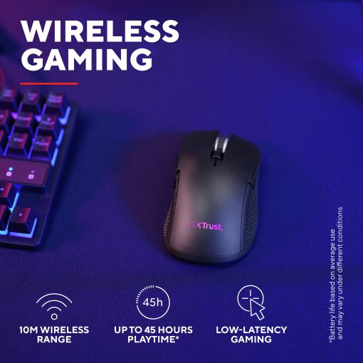 GXT 931 Ybar Trådlös gamingmus Svart - Image 11