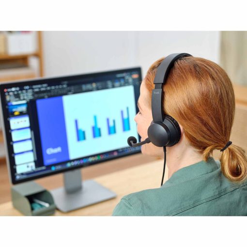 Ayda PC-headset 3,5mm Svart - Image 5