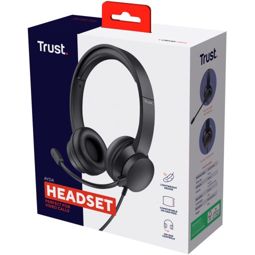 Ayda PC-headset 3,5mm Svart - Image 8