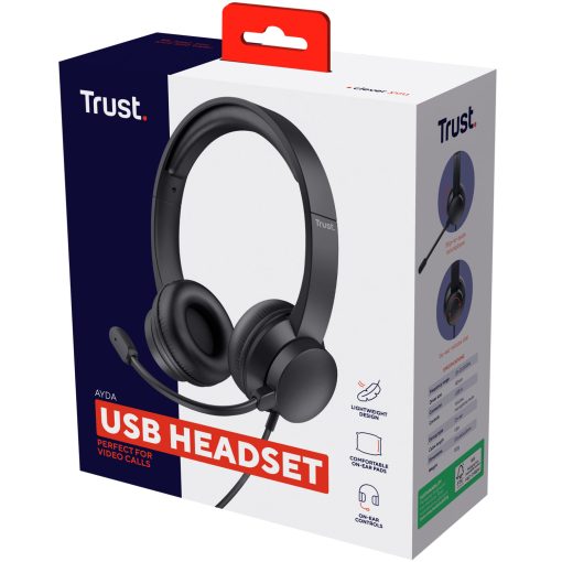 Ayda PC-headset USB Svart - Image 3