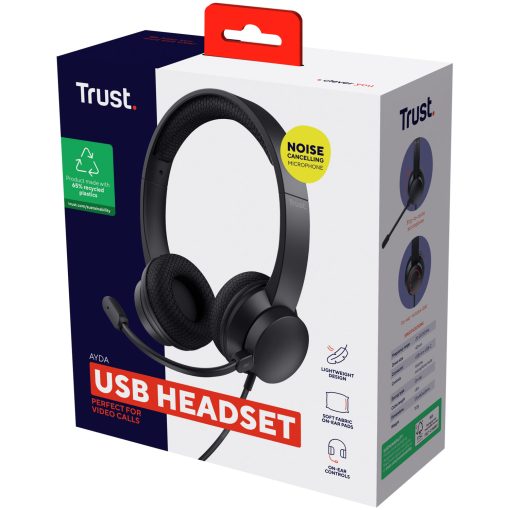 Ayda PC-headset ENC USB Svart - Image 5