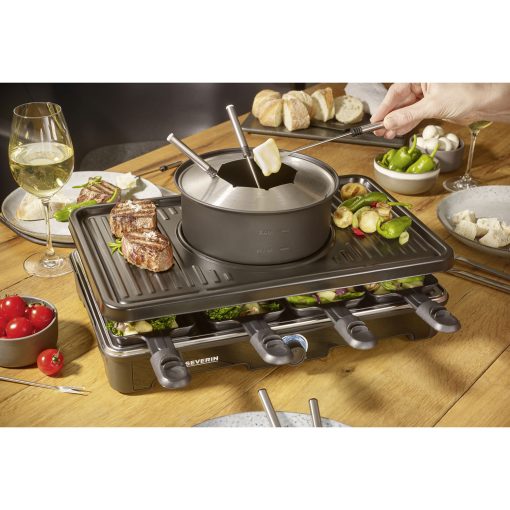 Fondue/Raclette Kombinerad 8pannor  2in1 RG 2347 - Image 5