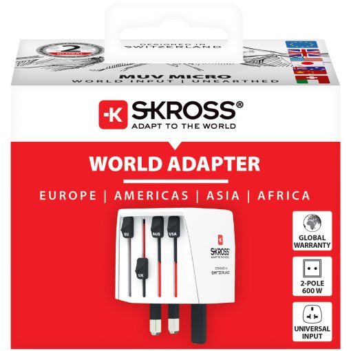 Världsreseadapter MUV Micro Ojordad - Image 14