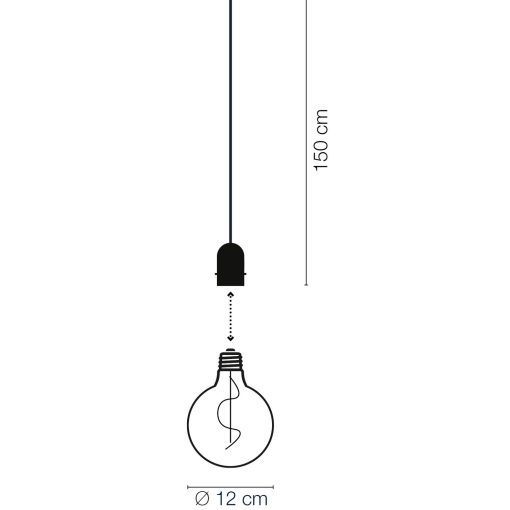 Penny Pendellampa Gravity + DecoBulb XL Smoke - Image 10