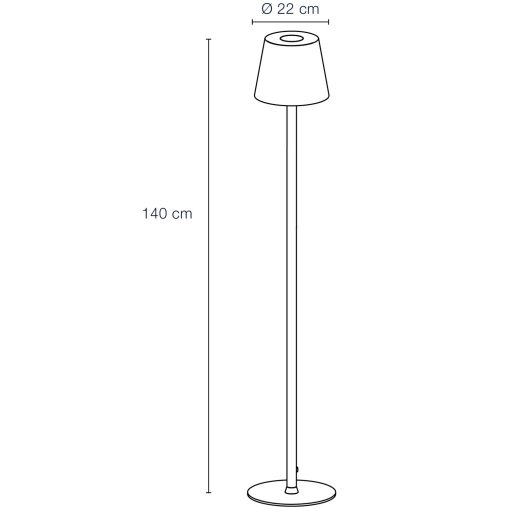 Sofy Golvlampa Dimbar 8W 870lm Grå - Image 16