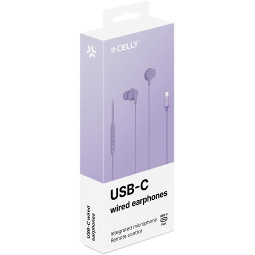Hörlurar In-Ear Kabel USB-C UP1600 Lila - Image 4