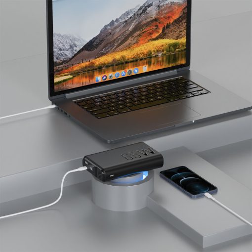 PowerBank 20.000 mAh 65W PD Svart - Image 4