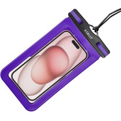 Splashbag Vattentät bag IP68 max 6,9" Lila